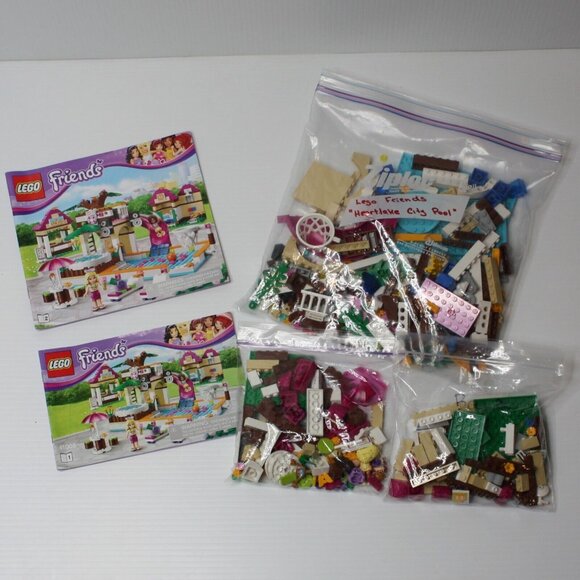 LEGO Friends 41008 - Heartlake City Pool Building   Friends 41008 Heartlake City Pool Complete Set with Instructions
